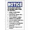 Panduit Lockout Label, 5 In. H, 3-1/2 In. W, PK5 PVS0503N458Y - alternate 1