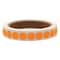Zoro Select Blank Dot Label Orange 1/2"W, Pk1000 3VCL6 - alternate 1