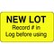 Roll Products Lot Label, 1 In. H, 1-3/4 In. W, PK1000, 141458 141458 - alternate 1