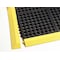 Wearwell Interlocking Drainage Mat Tile, Rubber, 3 ft W x 3 ft L, 5/8 in Thick 572 - alternate 5
