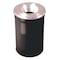 Justrite Cease-Fire 55 gal Round Indoor Metal Can, Black, None, Steel, Not Applicable 26655K - alternate 1