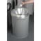 Justrite Cease-Fire 55 gal Round Indoor Metal Can, Gray, None, Steel, Not Applicable 26655G - alternate 1