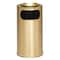 Rubbermaid Commercial Half Round 9 gal Half-Round Indoor Metal Can, Black, None, Steel, Not Applicable FGSO820PLBK - alternate 8