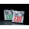 Big Beam Exit Sign with Emergency Lights, White, 1 Face(s), LED, Universal Mount, Lead Calcium 2COM1RWW - alternate 3