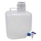 Zoro Select Carboy, 20 L Capacity - mL, 5.28 gal Capacity - oz, Screw On/Spigot Closure, polypropylene, White 3WDV7 - alternate 1