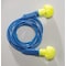 3M E-A-R Push-Ins Disposable Corded Ear Plugs, Pod Shape, 28 dB, Blue/Yellow, 100PK 318-1001 - alternate 9
