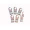 Master Lock Labeled Lockout Hasp, Red, Aluminum/Steel, 5 Max. No. of Padlocks, 3/8 in Max. Shackle Dia. 427 - alternate 4