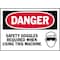 Brady Danger Label, Instruction, 5 In. W, PK5, 86147 86147 - alternate 1