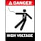 Brady Danger Label, Instruction, 5 In. W, PK5, 86222 86222 - alternate 1