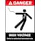 Brady Danger Label, Instruction, 5 In. W, PK5, 86238 86238 - alternate 1