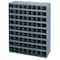Durham Mfg Pigeonhole Bin Unit, 33.75 in W x 12 in D x 42 in H, 72 Compartments, Gray, Steel 363-95 - alternate 5