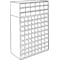 Durham Mfg Pigeonhole Bin Unit, 33.75 in W x 12 in D x 23.875 in H, 40 Compartments, Gray, Steel 359-95 - alternate 6