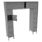 Tennsco Box Locker Unit with Coat Rod, 72 in W, 18 in D, 78 in H, (6) Tier, (6) Wide, Gray SRK-721878-1 GRAY - alternate 1