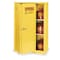 Eagle Mfg Hazardous Material Storage Cabinet, 45 gal, 2 Shelves, Steel, 43 in W x 65 in H x 18 in D, Yellow 1945X - alternate 3