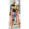 Werner Fiberglass Stepladder, 4 ft Ladder Ht, 3 Steps, 300 lb, 29 in Base Spread, 19 3/8 in Bottom W 6204 - alternate 9