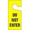 Accuform Door Knob Hanger Tag, 9 in H, 4 in W, English, TAD836, PK10 TAD836 - alternate 2
