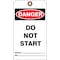 See All Industries Danger Tag, Machine and Operational, Cardstock, 7 in H x 4 in W, White, Rectangle, 25 PK DTUF-G34 - alternate 1