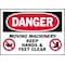 Brady Danger Label, Instruction, 5 In. W, PK5, 86276 86276 - alternate 1