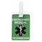 Zoro Select ID Badge, 4 in H x 2 1/2 in W, Green 3XDY9 - alternate 1