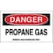 Brady Gas Cylinder Label, 3 In. H, 5 In. W, PK10, 60310 60310 - alternate 1