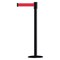 Tensabarrier Barrier Post with Belt, 7 1/2 ft Length, 38 in Post Height, No Legend 890B-33-33-33-STD-NO-R5X-C - alternate 1