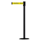 Tensabarrier Barrier Post with Belt, 7 1/2 ft Length, 38 in Post Height, Caution Do Not Enter 890B-33-33-33-STD-NO-YAX-C - alternate 1