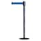 Tensabarrier Barrier Post with Belt, 7 1/2 ft Length, 38 in Post Height, No Legend 890B-33-73-73-STD-NO-L5X-C - alternate 1