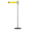 Tensabarrier Barrier Post with Belt, 7 1/2 ft Length, 38 in Post Height, No Legend 890B-33-32-32-STD-NO-Y5X-C - alternate 1