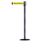 Tensabarrier Barrier Post with Belt, 7 1/2 ft Length, 38 in Post Height, Out of Service 890B-33-73-73-STD-NO-YEX-C - alternate 1