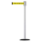 Tensabarrier Barrier Post with Belt, 7 1/2 ft Length, 38 in Post Height, Out of Service 890B-33-32-32-STD-NO-YEX-C - alternate 1