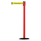Tensabarrier Barrier Post with Belt, 7 1/2 ft Length, 38 in Post Height, Cleaning in Progress 890B-33-21-21-STD-NO-YCX-C - alternate 1