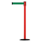 Tensabarrier Barrier Post with Belt, 7 1/2 ft Length, 38 in Post Height, No Legend 890B-33-21-21-STD-NO-G6X-C - alternate 1