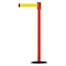 Tensabarrier Barrier Post with Belt, 7 1/2 ft Length, 38 in Post Height, No Legend 890B-33-21-21-STD-NO-Y5X-C - alternate 1