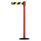 Tensabarrier Barrier Post with Belt, 7 1/2 ft Length, 38 in Post Height, No Legend 890B-33-21-21-STD-NO-D4X-C - alternate 1
