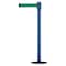 Tensabarrier Barrier Post with Belt, 7 1/2 ft Length, 38 in Post Height, No Legend 890B-33-23-23-STD-NO-G6X-C - alternate 1