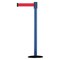 Tensabarrier Barrier Post with Belt, 7 1/2 ft Length, 38 in Post Height, No Legend 890B-33-23-23-STD-NO-R5X-C - alternate 1