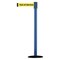 Tensabarrier Barrier Post with Belt, 7 1/2 ft Length, 38 in Post Height, Out of Service 890B-33-23-23-STD-NO-YEX-C - alternate 1