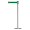 Tensabarrier Barrier Post with Belt, 7 1/2 ft Length, 38 in Post Height, No Legend 890U-1P-1P-1P-STD-NO-G6X-C - alternate 1