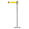 Tensabarrier Barrier Post with Belt, 7 1/2 ft Length, 38 in Post Height, No Legend 890U-1P-1P-1P-STD-NO-Y5X-C - alternate 1
