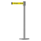 Tensabarrier Barrier Post with Belt, 7 1/2 ft Length, 38 in Post Height, Danger Keep Out 890U-3P-3P-3P-STD-NO-YDX-C - alternate 1
