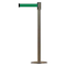 Tensabarrier Barrier Post with Belt, 7 1/2 ft Length, 38 in Post Height, No Legend 890U-3S-3S-3S-STD-NO-G6X-C - alternate 1