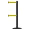 Tensabarrier Barrier Post with Belt, 7 1/2 ft Length, 38 in Post Height, Out of Service 889T2B-33-33-STD-NO-YEX-C - alternate 1