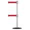 Tensabarrier Barrier Post with Belt, 7 1/2 ft Length, 38 in Post Height, No Legend 889T2B-33-32-STD-NO-R5X-C - alternate 1