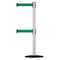 Tensabarrier Barrier Post with Belt, 7 1/2 ft Length, 38 in Post Height, No Legend 889T2B-33-32-STD-NO-G6X-C - alternate 1