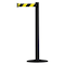 Tensabarrier Barrier Post with Belt, 7 1/2 ft Length, 38 in Post Height, No Legend 875-33-STD-NO-D4X-C - alternate 1