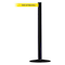 Tensabarrier Barrier Post with Belt, 7 1/2 ft Length, 38 in Post Height, Out of Service 875-33-STD-NO-YEX-C - alternate 1