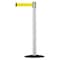 Tensabarrier Barrier Post with Belt, 7 1/2 ft Length, 38 in Post Height, No Legend 875-32-STD-NO-Y5X-C - alternate 1