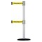 Tensabarrier Barrier Post with Belt, 7 1/2 ft Length, 38 in Post Height, Cleaning in Progress 889T2B-33-32-STD-NO-YCX-C - alternate 1