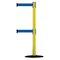 Tensabarrier Barrier Post with Belt, 7 1/2 ft Length, 38 in Post Height, No Legend 889T2B-33-35-STD-NO-L5X-C - alternate 1