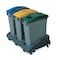 Rubbermaid Commercial Slim Jim(R) 16 gal, 23 gal Trash Can Lid, Dome Gray, Polypropylene, 0 Openings 11 1/4 in W/Dia FG268888LGRAY - alternate 5